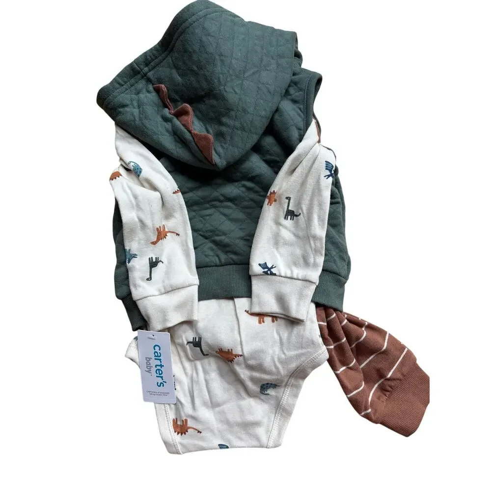 Carter's Baby Dinosaur 3-Piece Outfit Set 12M